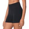 imageSunzel Womens Scrunch Butt Lifting Seamless 4quot Booty Biker Shorts with Tummy Control for Workout Gym Yoga RunningBlack