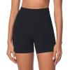 imageSunzel Womens Scrunch Butt Lifting Seamless 4quot Booty Biker Shorts with Tummy Control for Workout Gym Yoga RunningBlack