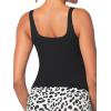 imageSunzel Womens Square Neck Tank Top Sleeveless Double Lined Buttery Soft Stretchy Basic Top for Yoga Casual or LayeringBlack