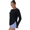 imageSunzel Womens Sun Shirts UPF 50 Long Sleeve Tops with Quick Dry and UV Protection for Hiking Gym and Rash Guard WearBlack