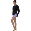 imageSunzel Womens Sun Shirts UPF 50 Long Sleeve Tops with Quick Dry and UV Protection for Hiking Gym and Rash Guard WearBlack