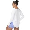 imageSunzel Womens Sun Shirts UPF 50 Long Sleeve Tops with Quick Dry and UV Protection for Hiking Gym and Rash Guard WearWhite