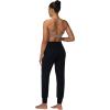 imageSunzfly Women High Waisted Joggers with Pockets Buttery Soft Athletic Leggings Workout Lounge Pants for Running Gym YogaBlack