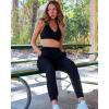 imageSunzfly Women High Waisted Joggers with Pockets Buttery Soft Athletic Leggings Workout Lounge Pants for Running Gym YogaBlack