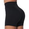 imageSunzel No Front Seam High Waist Gym Shorts for Women Squat Proof Biker Shorts with Tummy Control for Yoga Workout RunningBlack