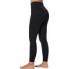 imageSunzel Sunzfly Hidden Butt Lifting Scrunch Workout Leggings for Women Crossover High Waist Yoga Pants with Tummy ControlBlack