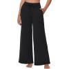 imageSunzel Sweatpants for Women with Pockets Straight Leg High Waisted Yoga Pants with Stretchy Drawstring LoungeampampCasual WearBlack