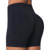 imageSunzel Womens Scrunch Butt Lifting Seamless 4quot Booty Biker Shorts with Tummy Control for Workout Gym Yoga RunningBlack