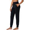imageSunzfly Women High Waisted Joggers with Pockets Buttery Soft Athletic Leggings Workout Lounge Pants for Running Gym YogaBlack