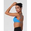 imageSunzel Seamless Super Sculpt Open Back Sports Bra with Padding Low Impact Spaghetti Adjustable Straps Workout Gym BraClassic Blue