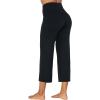 imageSunzel Yoga Pants for Women Straight Wide Leg High Waisted Lounge PantsBlack