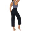 imageSunzel Yoga Pants for Women Straight Wide Leg High Waisted Lounge PantsBlack