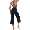 imageSunzel Yoga Pants for Women Straight Wide Leg High Waisted Lounge PantsBlack