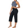 imageSunzel Yoga Pants for Women Straight Wide Leg High Waisted Lounge PantsBlack