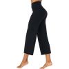 imageSunzel Yoga Pants for Women Straight Wide Leg High Waisted Lounge PantsBlack