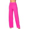 imageSunzel Yoga Pants for Women Straight Wide Leg High Waisted Lounge PantsHot Pink
