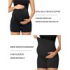 imageSunzel Maternity Biker Shorts Over The Belly 5 Pregnancy High Waisted Workout Running Athletic Gym Yoga ShortsBlack