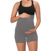 imageSunzel Maternity Biker Shorts Over The Belly 5 Pregnancy High Waisted Workout Running Athletic Gym Yoga ShortsCharcoal Gray