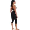 imageSunzel Sunzfly Capri Leggings for Women High Waisted Yoga Pants with Tummy Control for Workout Running GymBlack