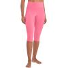 imageSunzel Sunzfly Capri Leggings for Women High Waisted Yoga Pants with Tummy Control for Workout Running GymBubble Pink