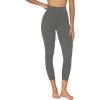 imageSunzel Sunzfly Capri Leggings for Women High Waisted Yoga Pants with Tummy Control for Workout Running GymCharcoal Gray