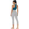 imageSunzel Sunzfly Capri Leggings for Women High Waisted Yoga Pants with Tummy Control for Workout Running GymGray