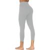 imageSunzel Sunzfly Capri Leggings for Women High Waisted Yoga Pants with Tummy Control for Workout Running GymGray
