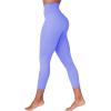 imageSunzel Sunzfly Capri Leggings for Women High Waisted Yoga Pants with Tummy Control for Workout Running GymPeriwinkle