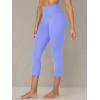imageSunzel Sunzfly Capri Leggings for Women High Waisted Yoga Pants with Tummy Control for Workout Running GymPeriwinkle
