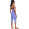 imageSunzel Sunzfly Capri Leggings for Women High Waisted Yoga Pants with Tummy Control for Workout Running GymPeriwinkle