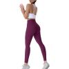 imageSunzel Sunzfly Leggings for Women Yoga Pants with Tummy Control ampamp High Waist for Workout Lounge GymBlack Cherry