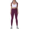 imageSunzel Sunzfly Leggings for Women Yoga Pants with Tummy Control ampamp High Waist for Workout Lounge GymBlack Cherry