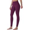 imageSunzel Sunzfly Leggings for Women Yoga Pants with Tummy Control ampamp High Waist for Workout Lounge GymBlack Cherry
