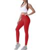 imageSunzel Sunzfly Leggings for Women Yoga Pants with Tummy Control ampamp High Waist for Workout Lounge GymRed