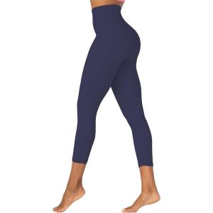 imageSunzel Sunzfly Capri Leggings for Women High Waisted Yoga Pants with Tummy Control for Workout Running GymAsh Blue