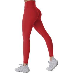 imageSunzel Sunzfly Leggings for Women Yoga Pants with Tummy Control ampamp High Waist for Workout Lounge GymRed