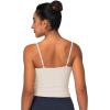 imageSunzel Spaghetti Strap Tank Top for Women Double Lined Camisole Square Neck Cami Top Summer Undershirts Going Out BasicsBeige