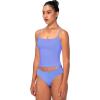 imageSunzel Spaghetti Strap Tank Top for Women Double Lined Camisole Square Neck Cami Top Summer Undershirts Going Out BasicsPeriwinkle