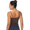 imageSunzel Spaghetti Strap Tank Top for Women Double Lined Camisole Square Neck Cami Top Summer Undershirts Going Out BasicsSeal Brown