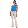 imageSunzel Womens Off Shoulder Sleeveless Crop Top Y2K Trendy Going Out Tank Shirt Asymmetrical Neckline ampamp Ruched DetailClassic Blue