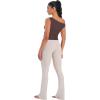 imageSunzel Womens Off Shoulder Sleeveless Crop Top Y2K Trendy Going Out Tank Shirt Asymmetrical Neckline ampamp Ruched DetailSeal Brown