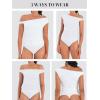imageSunzel Womens Off Shoulder Sleeveless Crop Top Y2K Trendy Going Out Tank Shirt Asymmetrical Neckline ampamp Ruched DetailWhite