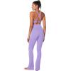 imageSunzel Womens Sports Bra Criss Cross Back Yoga Crop Top with Removable Pads Double Lined V Neck Wirefree Padded Workout BraLilac