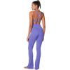 imageSunzel Womens Sports Bra Criss Cross Back Yoga Crop Top with Removable Pads Double Lined V Neck Wirefree Padded Workout BraPeriwinkle