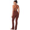 imageSunzel Womens Sports Bra Criss Cross Back Yoga Crop Top with Removable Pads Double Lined V Neck Wirefree Padded Workout BraWine Red