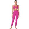 imageSunzel Womens VNeck Twist Sports Bra Low Impact with Removable Pads Cross Backless Straps Going Out Casual Padded BraletteHot Pink
