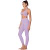 imageSunzel Womens VNeck Twist Sports Bra Low Impact with Removable Pads Cross Backless Straps Going Out Casual Padded BraletteLavender