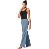 imageSunzel Womens Square Neck Tank Top Longline Workout Yoga Sleeveless Double Lined Basic Tight T Shirts Going Out Casual TopsBlack