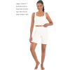 imageSunzfly Women Square Neck Sport Bra with Removable Pads Builtin Bra Crop Tank Top Summer Sleeveless Camisole Workout YogaCoconut Milk