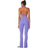 imageSunzel Womens Halter Neck Sports Bra Twist Front Yoga Crop Top with Removable Pads Open Back V Neck Bra for Gym WorkoutPeriwinkle